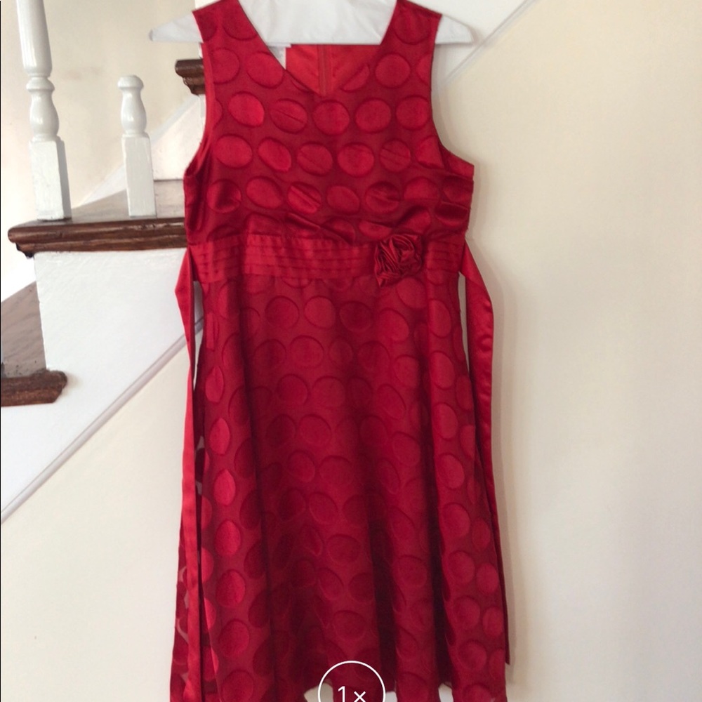 Holiday red dress